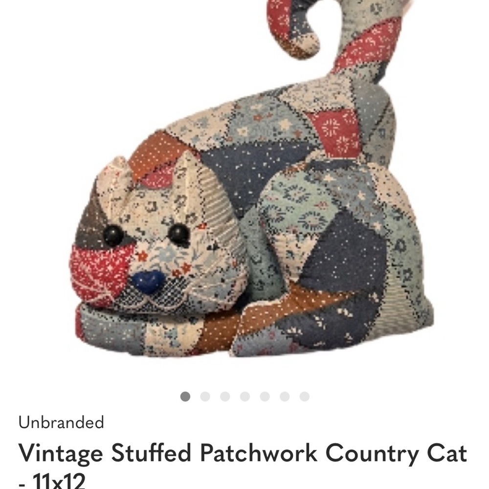 Patchwork Country Cat Toy - Multicolor